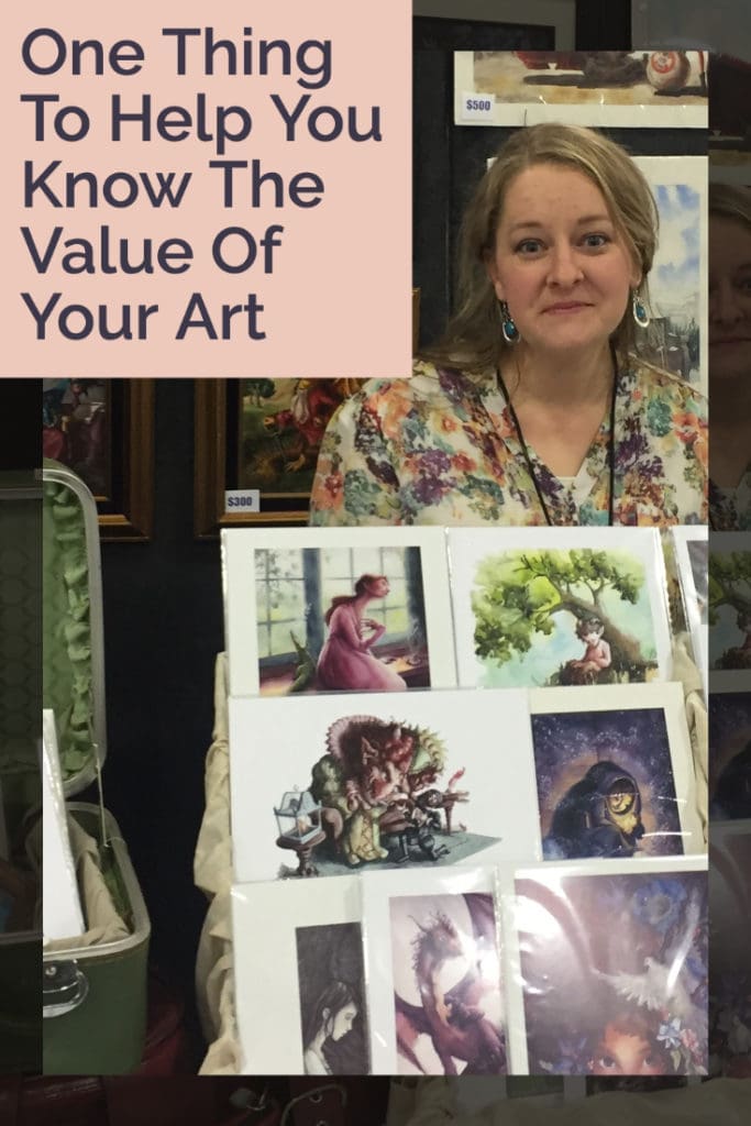 How can you better learn to sell your art and explain its value? Try this.